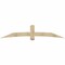 Ekena Millwork Bellingham Rough Sawn Timber Gable Bracket, Douglas Fir, 96"W x 20"H x 6"D x 6"F, 5/12 Pitch GBW096X20X0606BEL00RDF - alternate 1